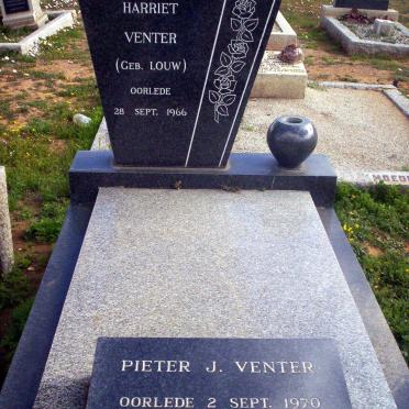 VENTER Pieter J. -1970 &amp; Harriet LOUW -1966
