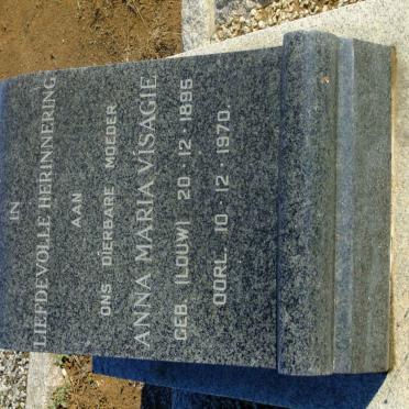VISAGIE Anna Maria nee LOUW 1895-1970