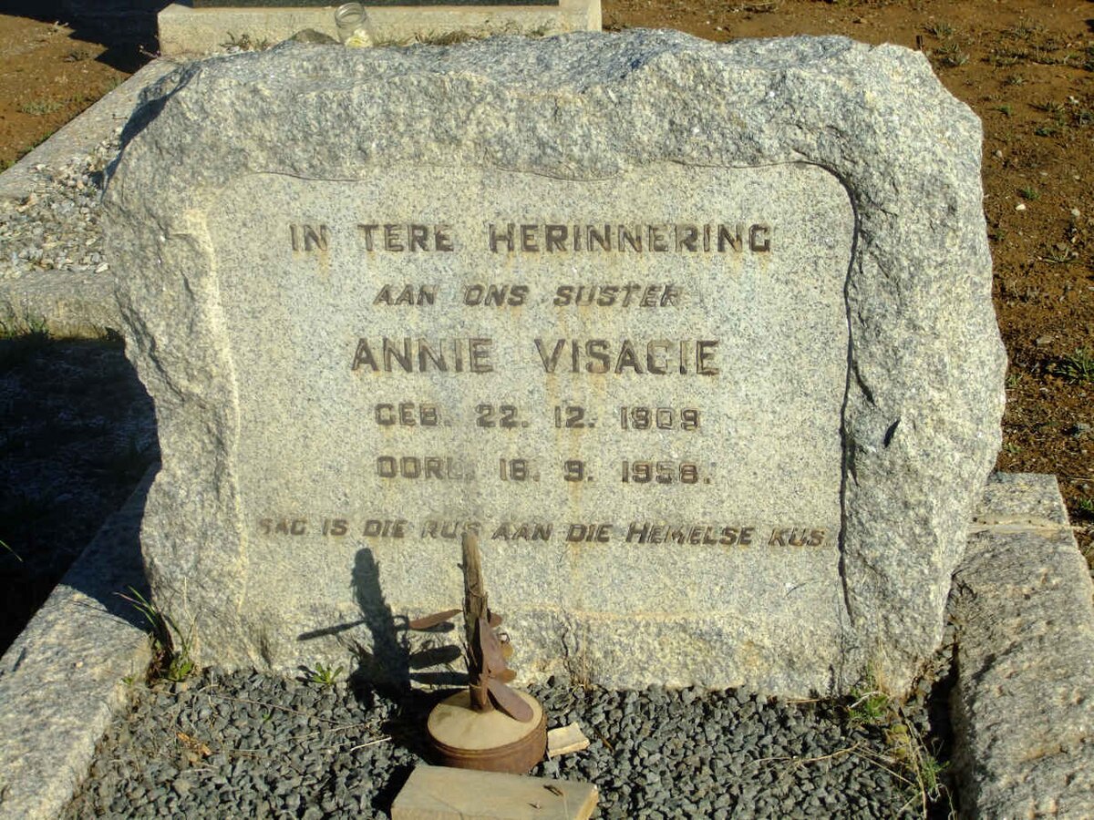 VISAGIE Annie 1909-1958