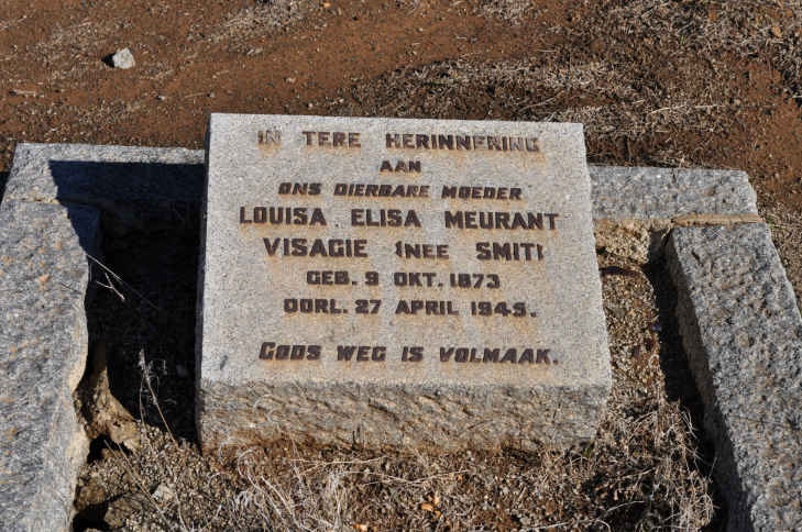 VISAGIE Louisa Elisa Meurant nee SMIT 1873-1945