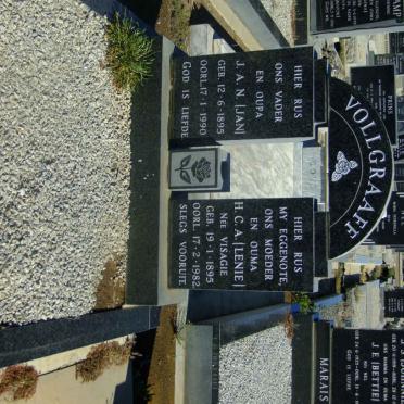 VOLLGRAAFF J.A.N. 1895-1990 &amp; H.C.A. VISAGIE 1895-1982