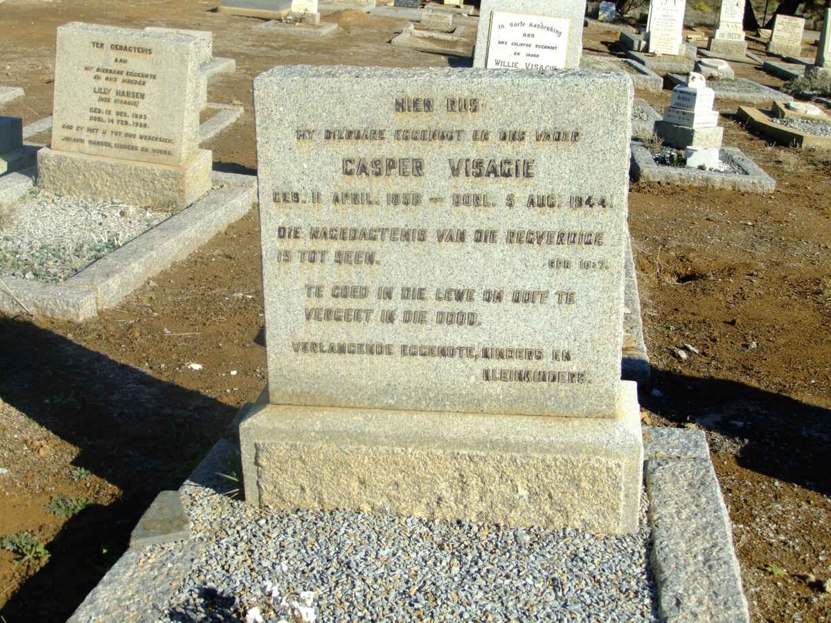 VISAGIE Casper 1858-1944