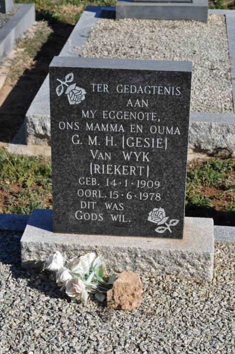 WYK G.M.H., van nee RIEKERT 1909-1978