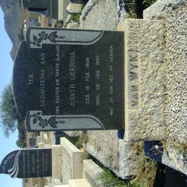 WYK Judith Gerrida, van 1906-1967