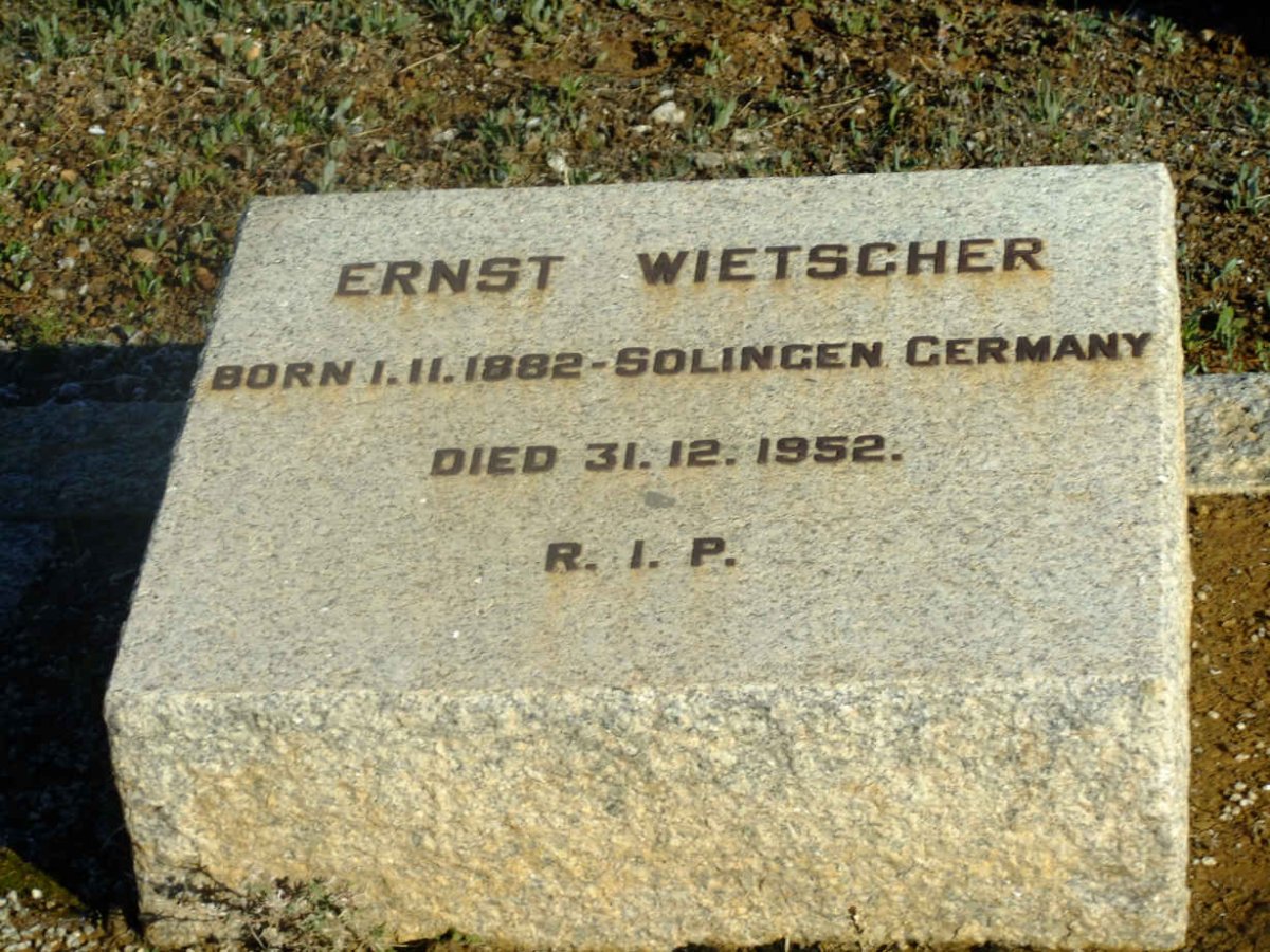 WIETSCHER Ernst 1882-1953