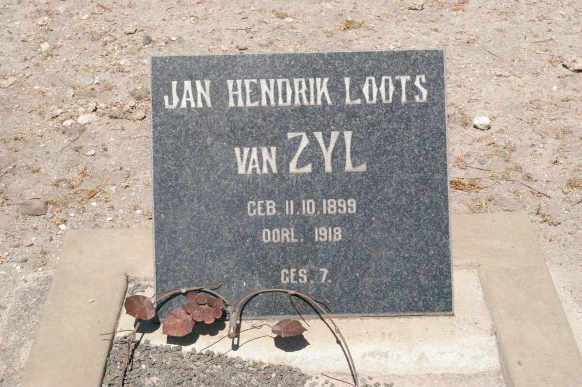 ZYL Jan Hendrik Loots, van 1899-1918