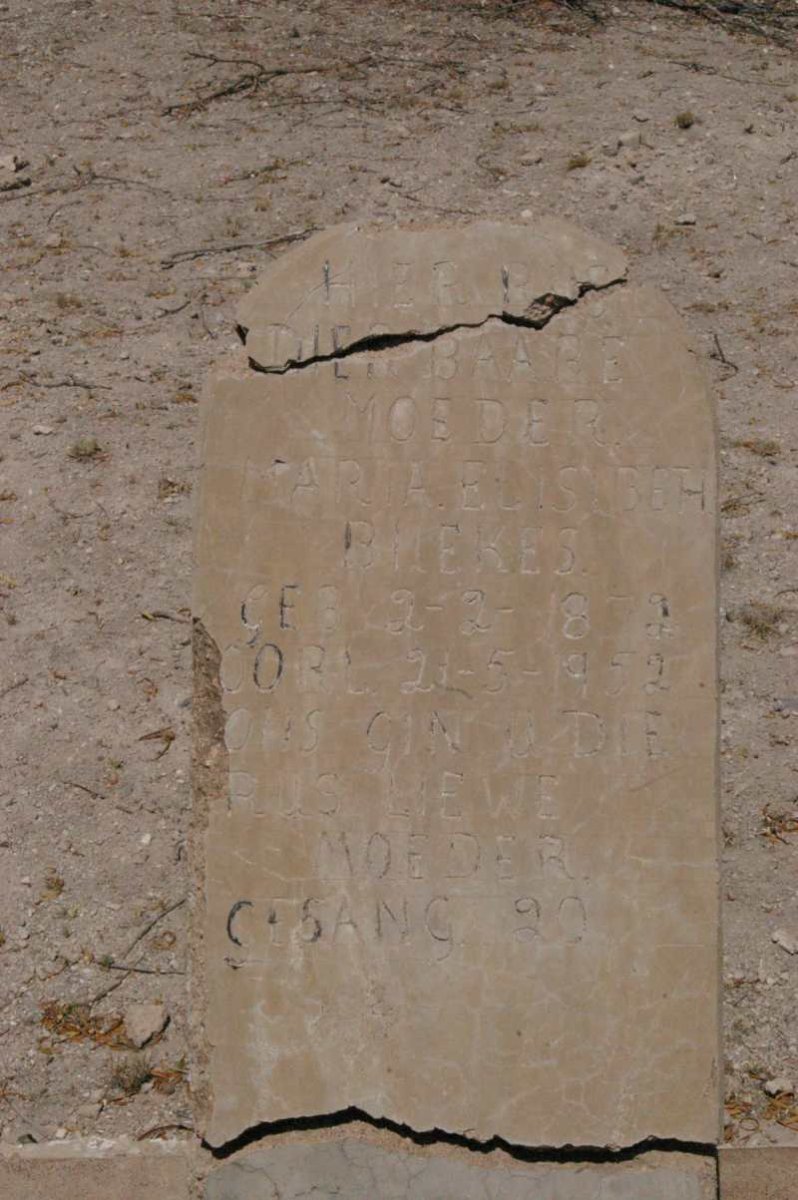 BEUKES Maria Elisabeth 1872-1952