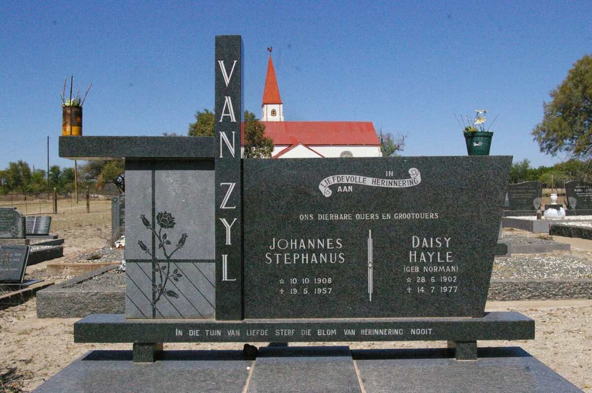 ZYL Johannes Stephanus, van 1908-1957 &amp; Daisy Hayle NORMAN 1902-1977