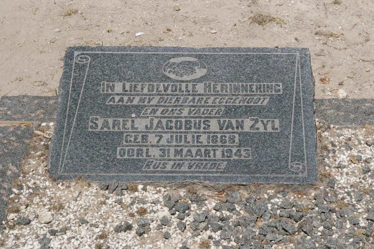 ZYL Sarel Jacobus, van 1868-1943