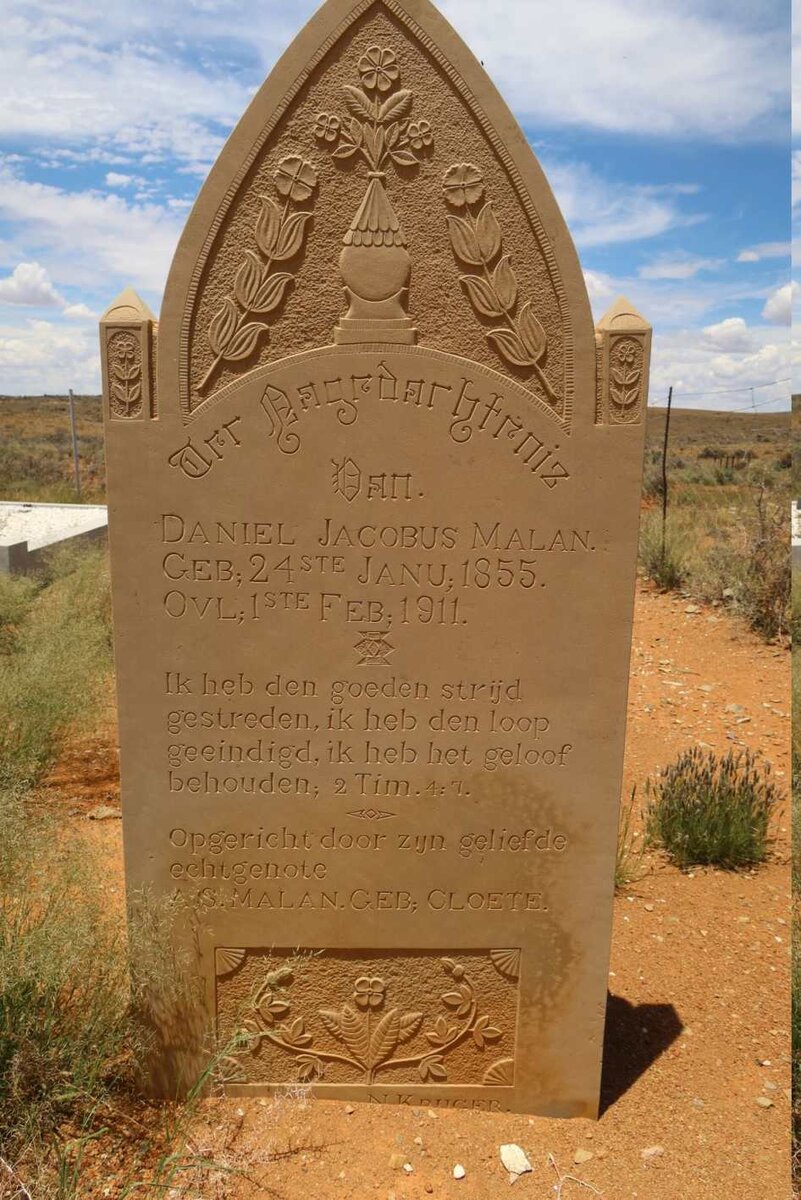 MALAN Daniel Jacobus 1855-1911