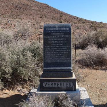 Northern Cape, CARNARVON district, Lot B Pofadderfontein 495, Rivierplaas, farm cemetery