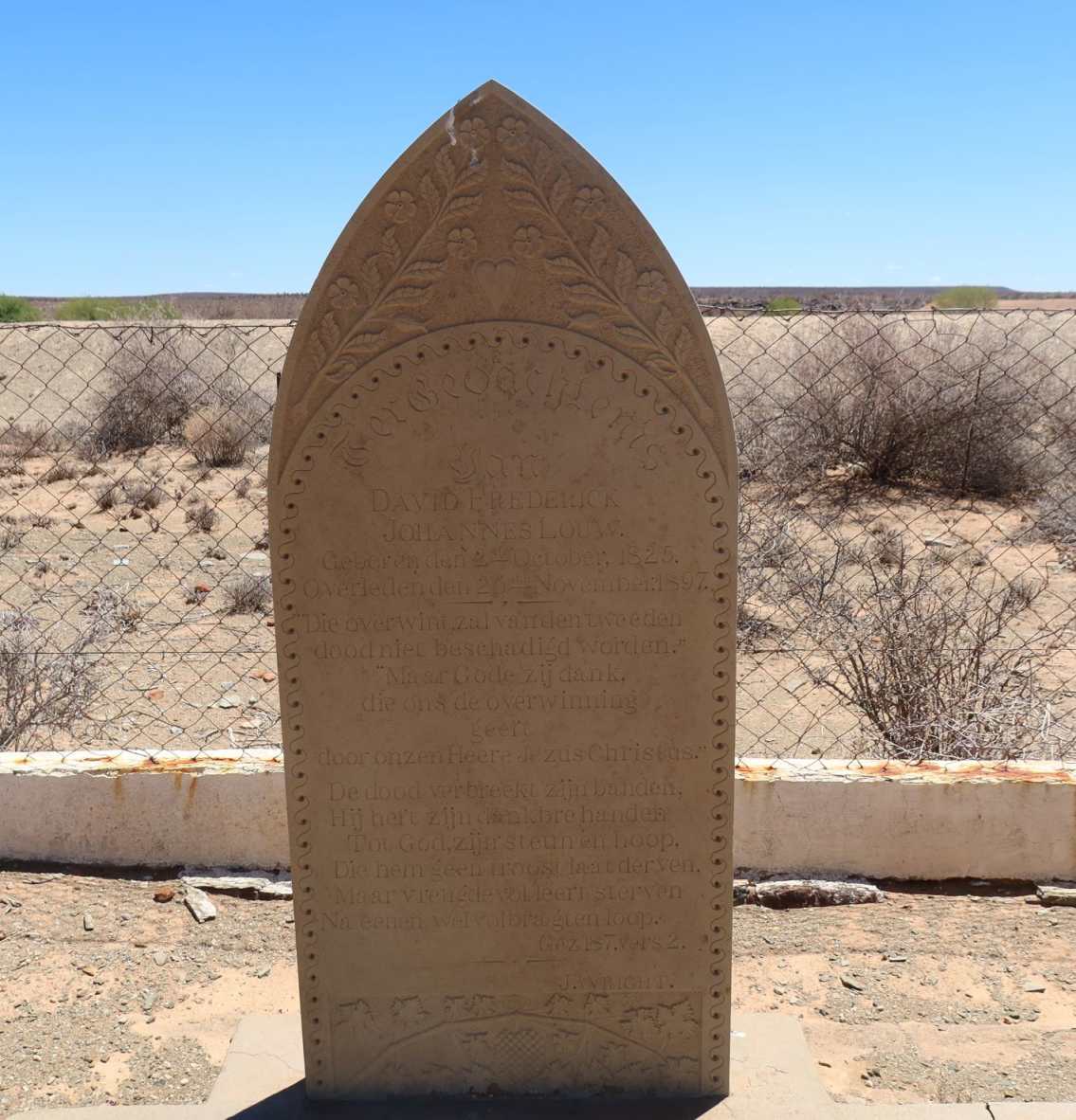 LOUW David Frederick Johannes 1825-1897