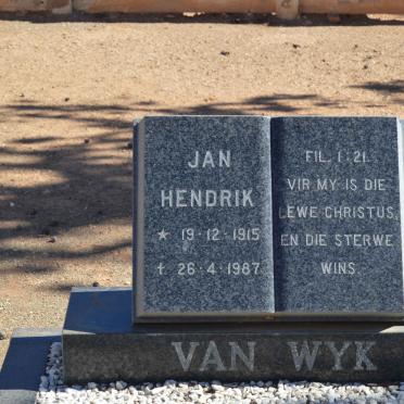 WYK Jan Hendrik, van 1915-1987