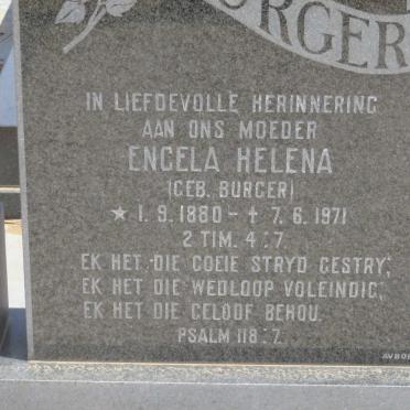 BURGER Engela Helena nee BURGER 1880-1971