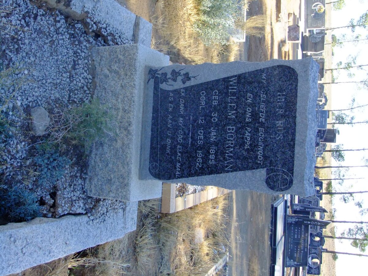 BORMAN Willem 1895-1962