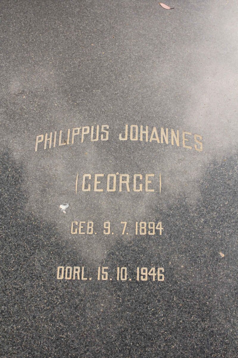 BURGER Philippus Johannes 1894-1946