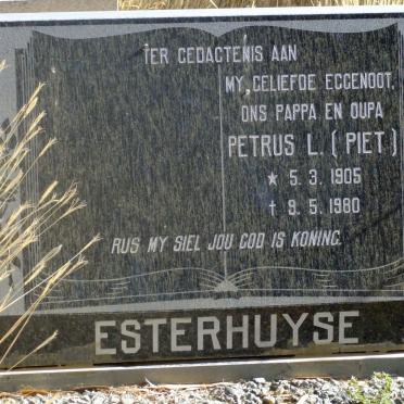 ESTERHUYSE Petrus L. 1905-1980