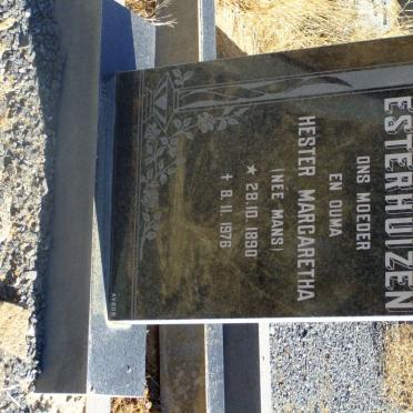 ESTERHUIZEN Hester Margaretha nee MANS 1890-1976