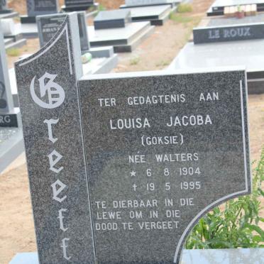 GREEFF Louisa Jacoba nee WALTERS 1904-1995