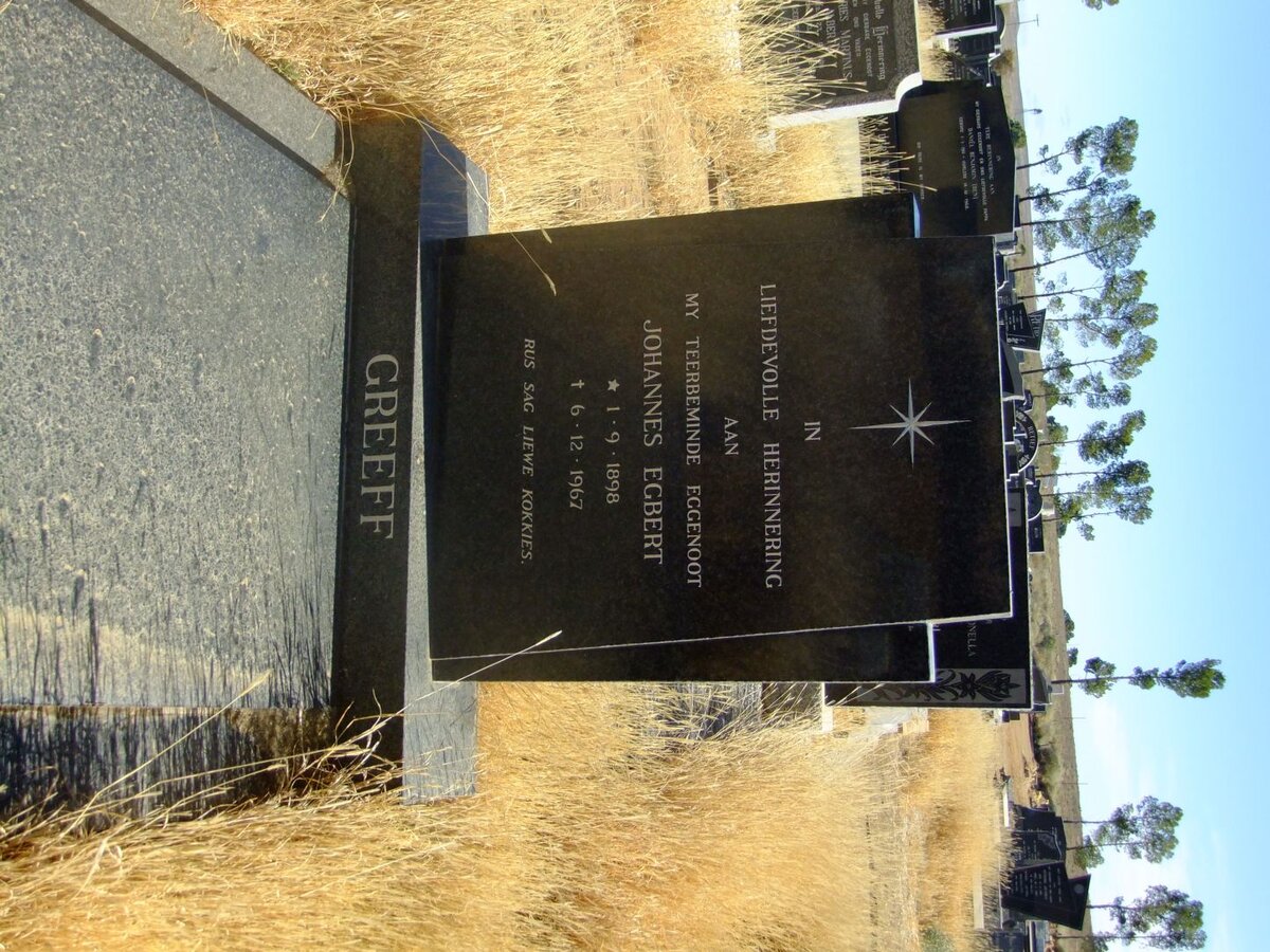 GREEFF Johannes Egbert 1898-1967