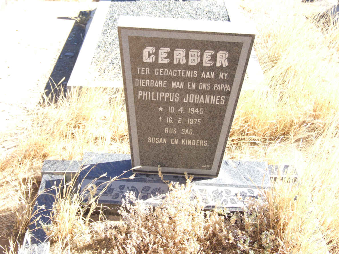 GERBER Philippus Johannes 1945-1975