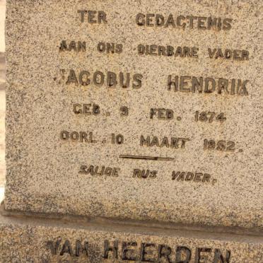 HEERDEN Jacobus Hendrik, van 1874-1952