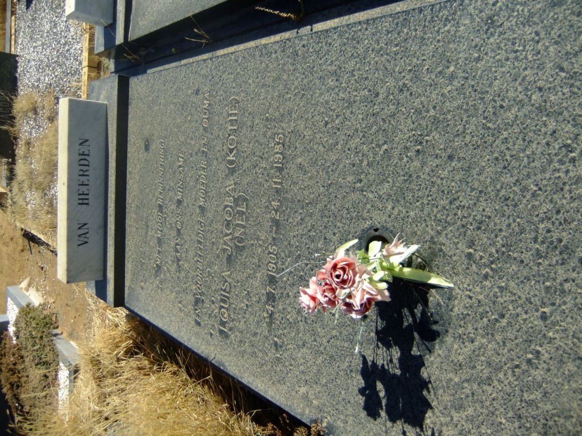 HEERDEN Abraham Gerhardus Nel, van 1930-1976 &amp; Louisa Jacoba NEL 1905-1985