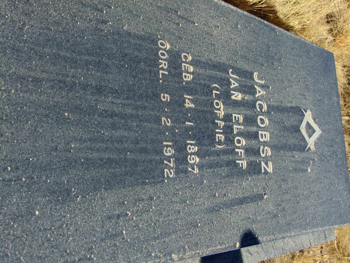 JACOBSZ Jan Eloff 1897-1972