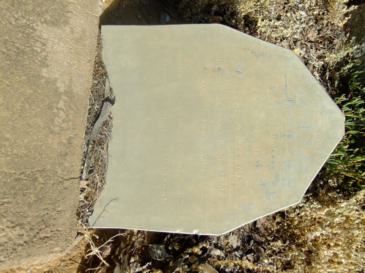 JACOBS Johannes Stefanus 1851-1938