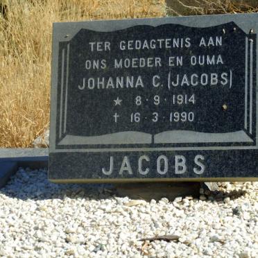 JACOBS Johanna C. nee JACOBS 1914-1990