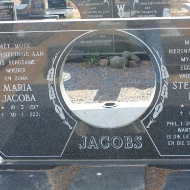 JACOBS Stephanus Buys 1918-1986 &amp; Maria Jacoba 1917-2001