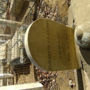 JACOBS Elizabeth J.C. 1911-1933