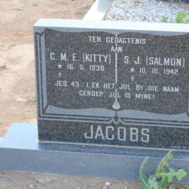 JACOBS S.J. 1942- &amp; C.M.E. 1938-