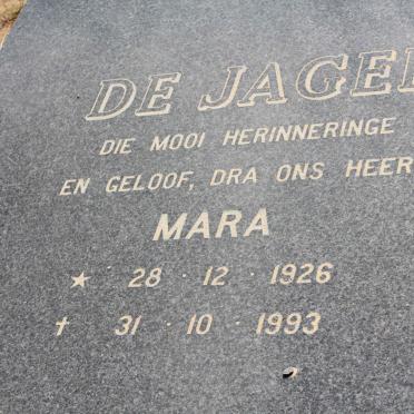 JAGER Mara, de 1926-1993