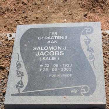 JACOBS Salomon J. 1923-2003