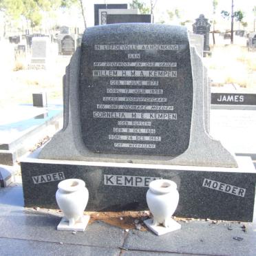 KEMPEN Willem H.M.A. 1873-1958 &amp; Cornelia M.E. BURGER 1886-1962