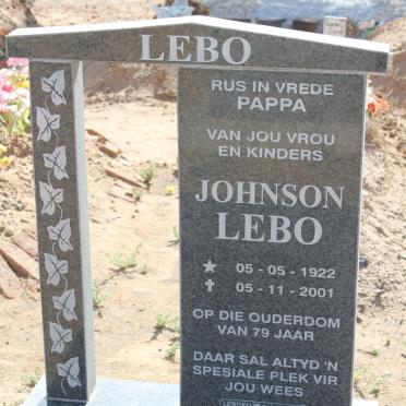 LEBO Johnson 1922-2001