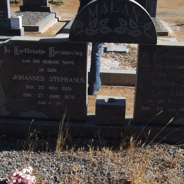 MALAN Johannes Stephanus 1885-1978 &amp; Esther Julia BUCKLEY 1893-1969