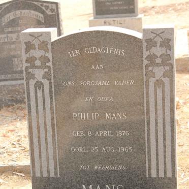 MANS Philip 1876-1965