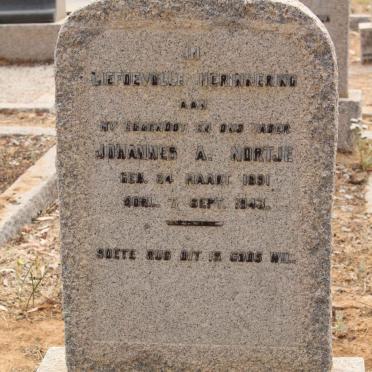 NORTJE Johannes A. 1891-1943