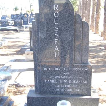 ROUSSEAU Daniel P.W. 1879-1957