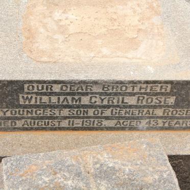 ROSE William Cyril -1918
