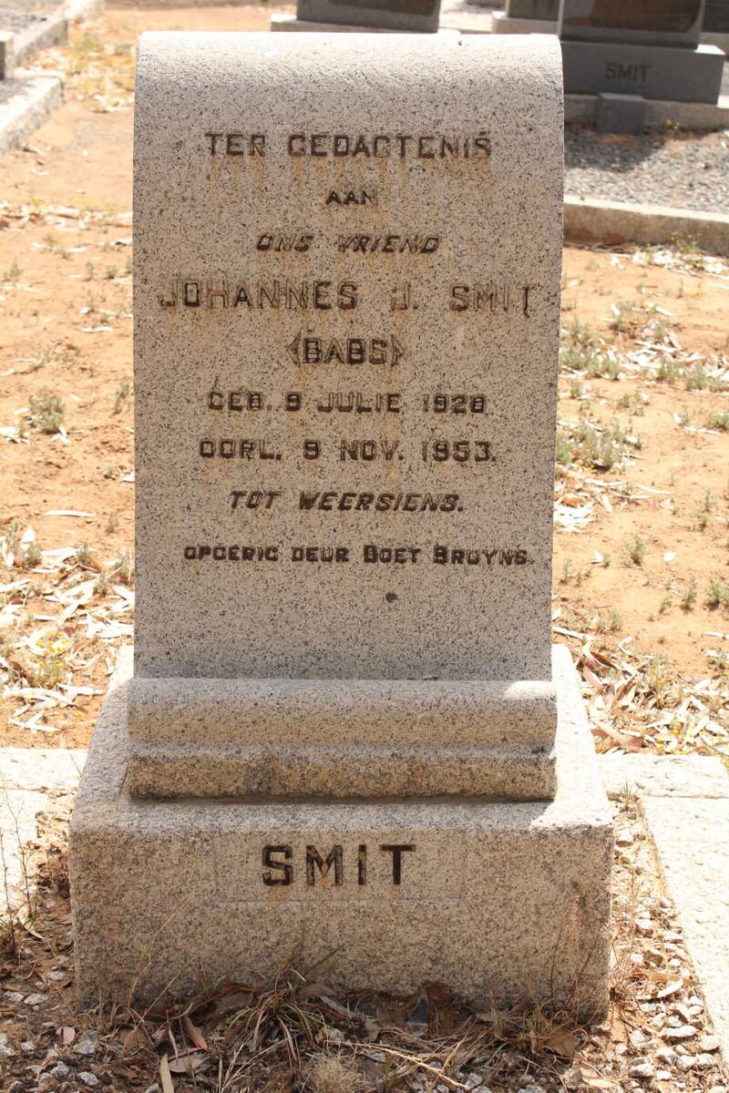 SMIT Johannes J. 1920-1953