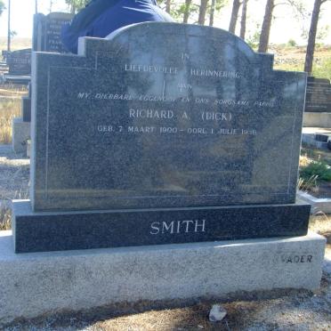 SMITH Richard A. 1900-1958