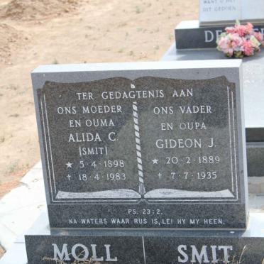 SMIT Gideon J. 1889-1935 :: MOLL Alida C. nee SMIT 1898-1983