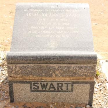 SWART Adam Johannes 1895-1950