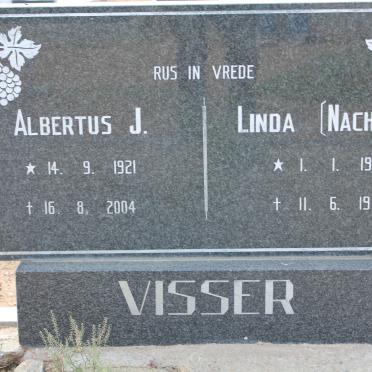 VISSER Albertus J. 1921-2004 &amp; Linda NACHATY 1909-1997
