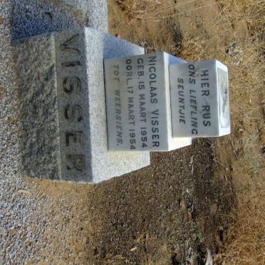 VISSER Nicolaas 1954-1954