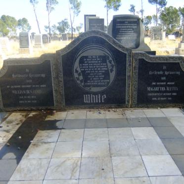 WHITE William Benjamin 1874-1950 &amp; Magaretha Aletta CLOETE 1880-1951