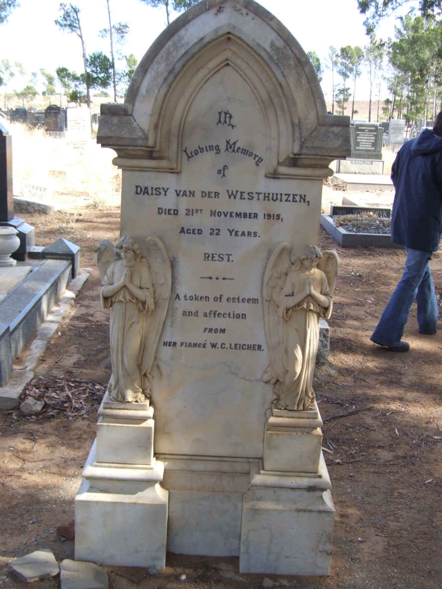 WESTHUIZEN Daisy, van der -1915